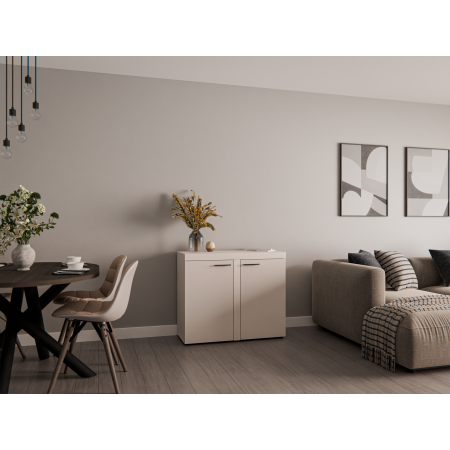 Komoda Ramon 2-drzwiowa Beż Piaskowy 97 cm